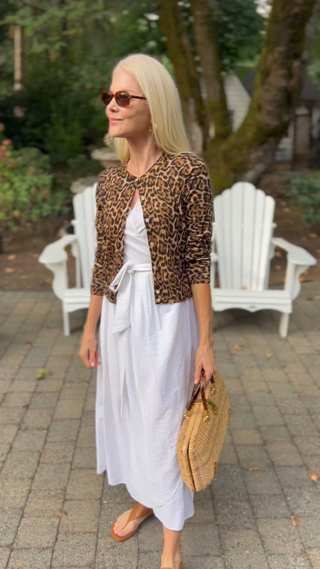 It’s still warm but let’s give a wink to fall with our featherweight cashmere. Im in an xs, true to size. Love the cropped length  

#LTKOver40