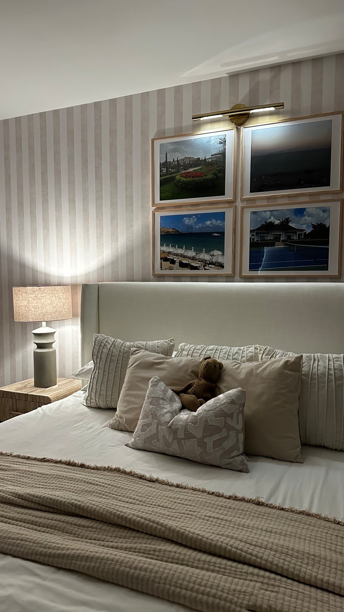 Inspired by Lele Keller! This striped wallpaper makes me so happy. Bedding is mostly from Home Goods and Target  

#LTKFindsUnder100 #LTKFindsUnder50 #LTKHome