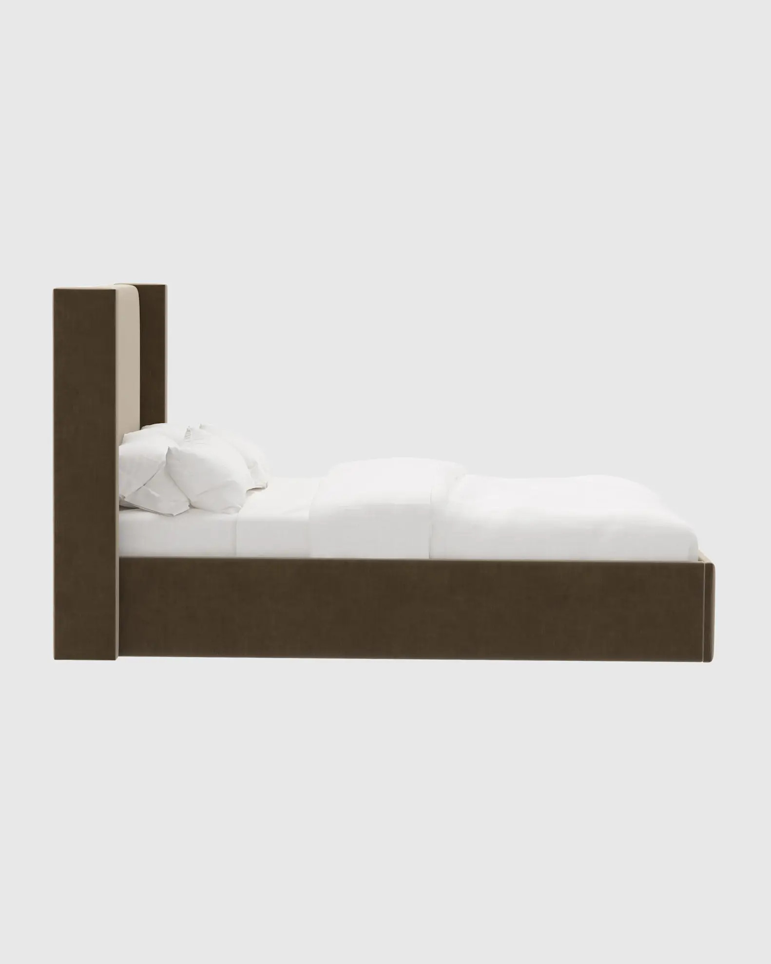 Wingback Bed in Performance Velvet | Quince