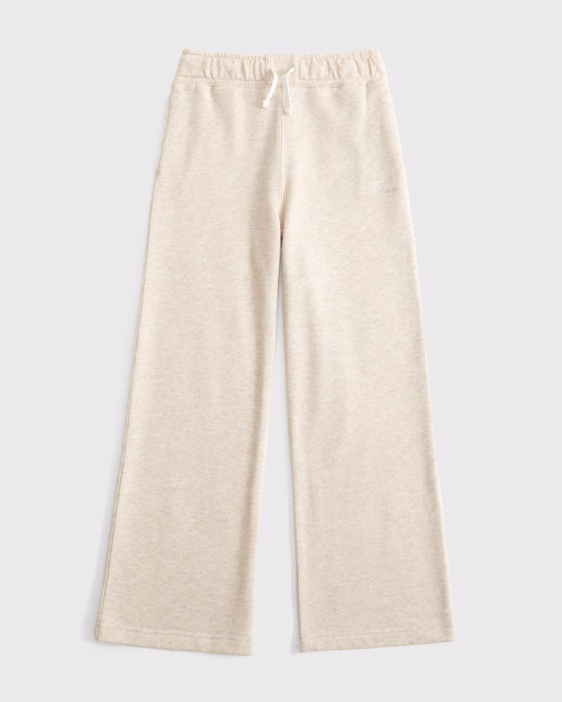 girls essential wide leg sweatpants | girls | Abercrombie.com | Abercrombie & Fitch (US)