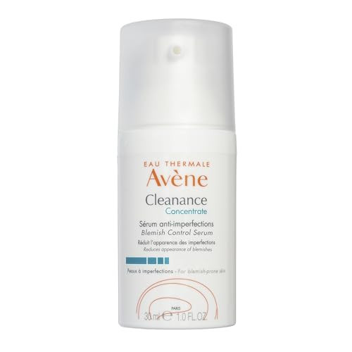 Avène Cleanance Concentrate Blemish Control Serum, clarifying water-gel, fragrance and silicone free, For acne-prone skin, airless pump, 1 fl. oz. | Amazon (US)