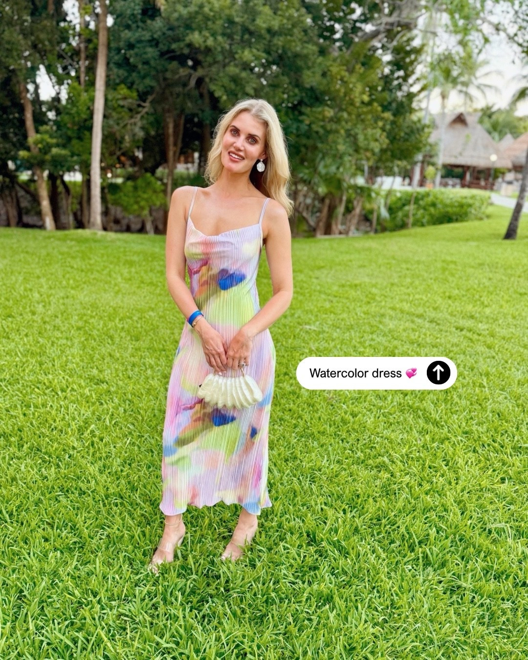 Beach vacation outfit idea – wearing a small in this sleeveless crinkle watercolor maxi dress #AmazonFashion @amazonfindsandfashion 

#LTKSeasonal #LTKootd #LTKTravel