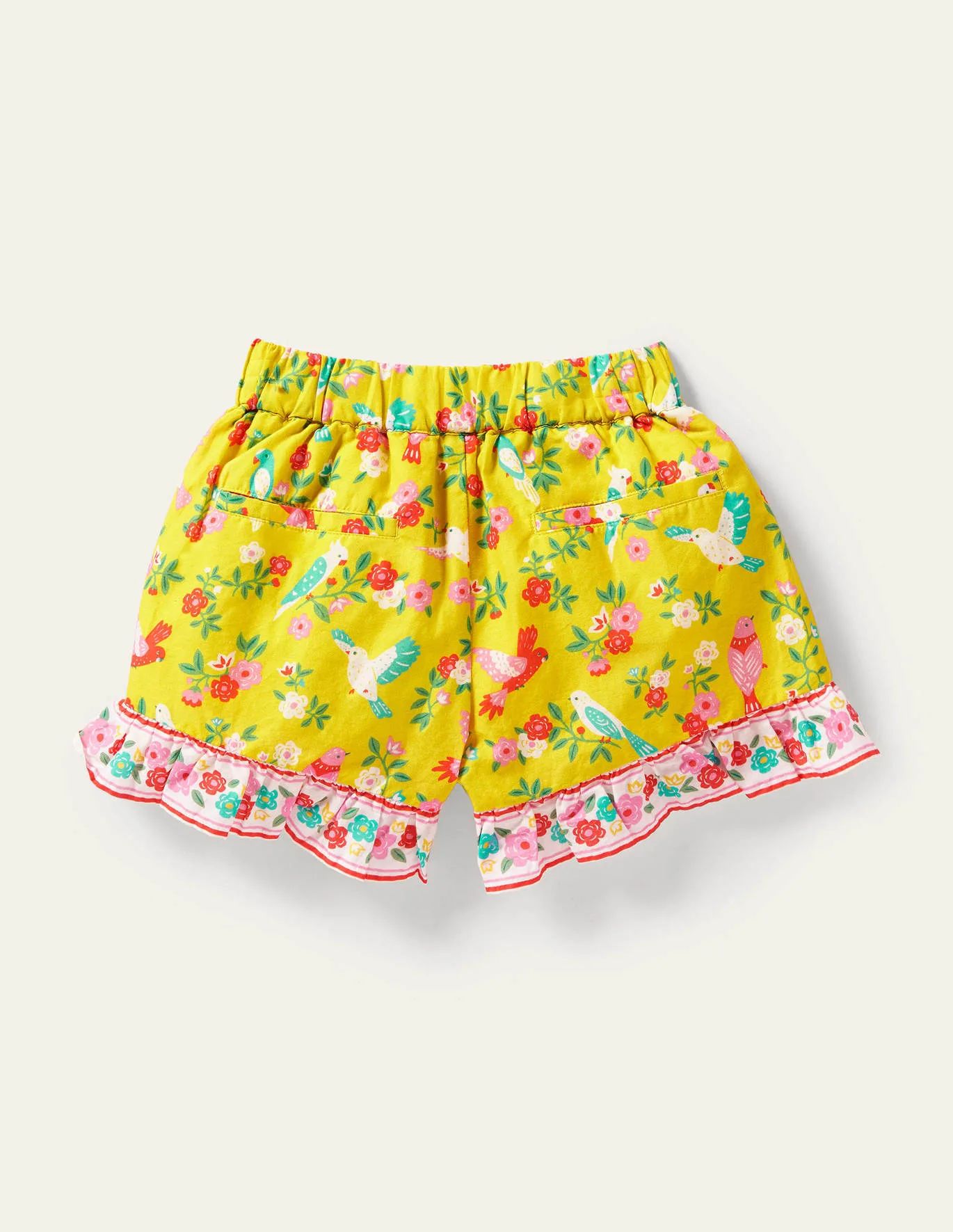 Frill Hem Printed Shorts | Boden (US)