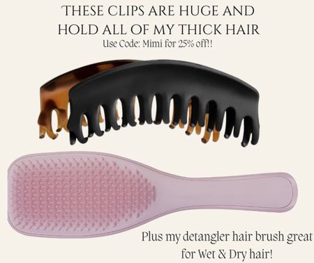 My favorite hair brush! Plus my hair clip accessories! Use code: Mimi for 25% off the hair clips

#LTKbeauty #LTKunder50 #LTKFind