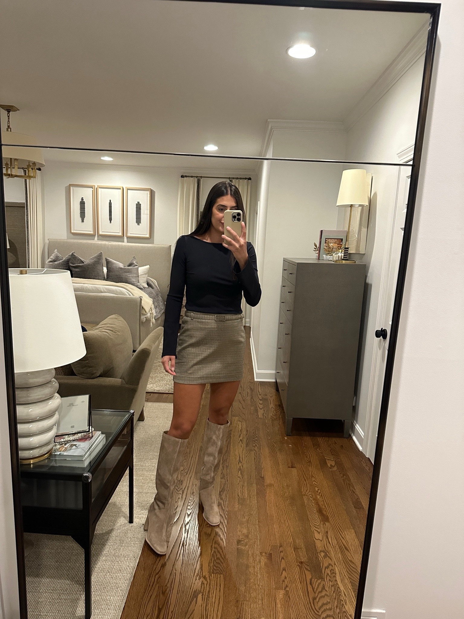 Winter outfit idea - knee high boots - winter skirt - winter style - cute winter outfit idea

#LTKshoecrush #LTKstyletip #LTKSeasonal