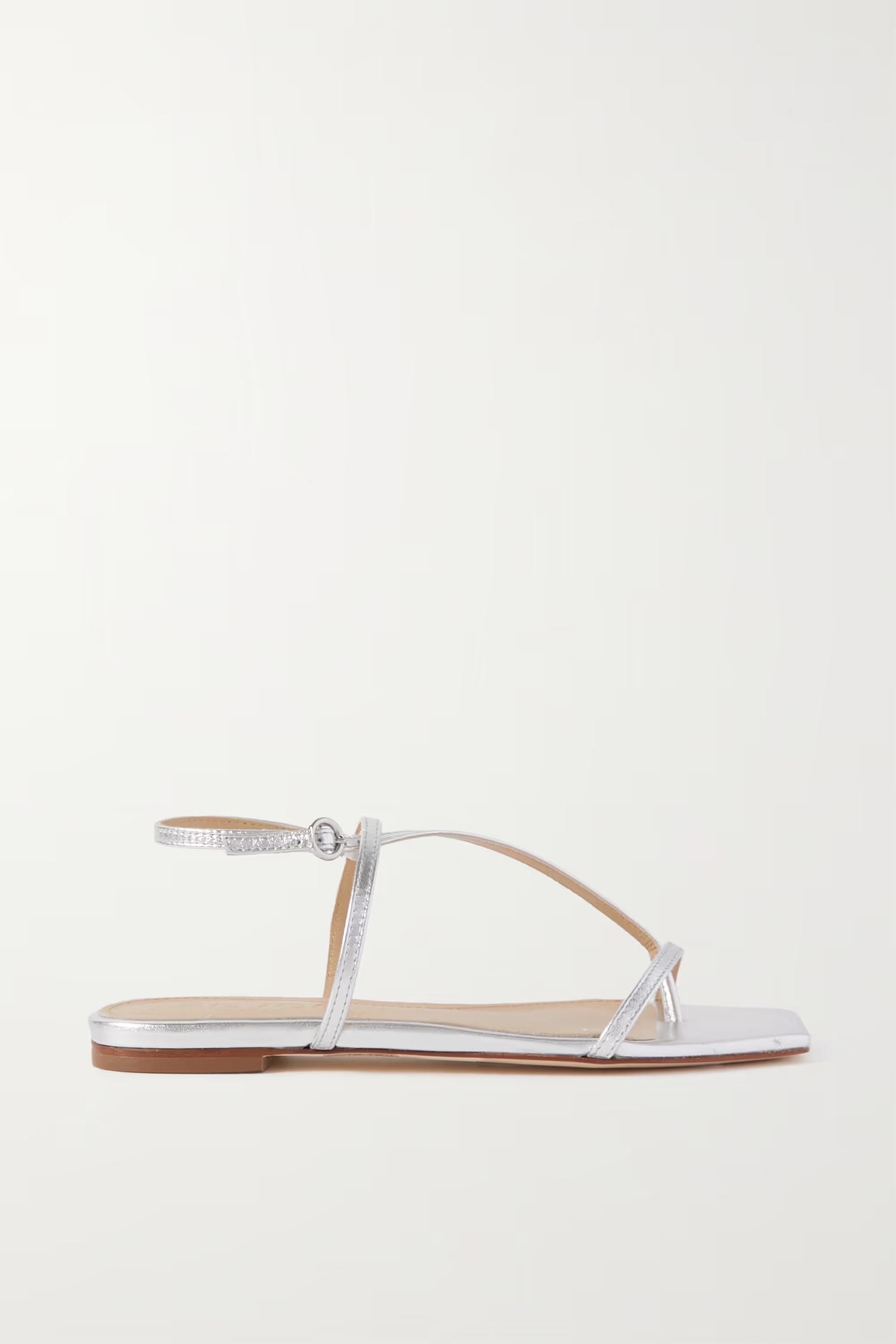 Ella metallic leather sandals | NET-A-PORTER (US)