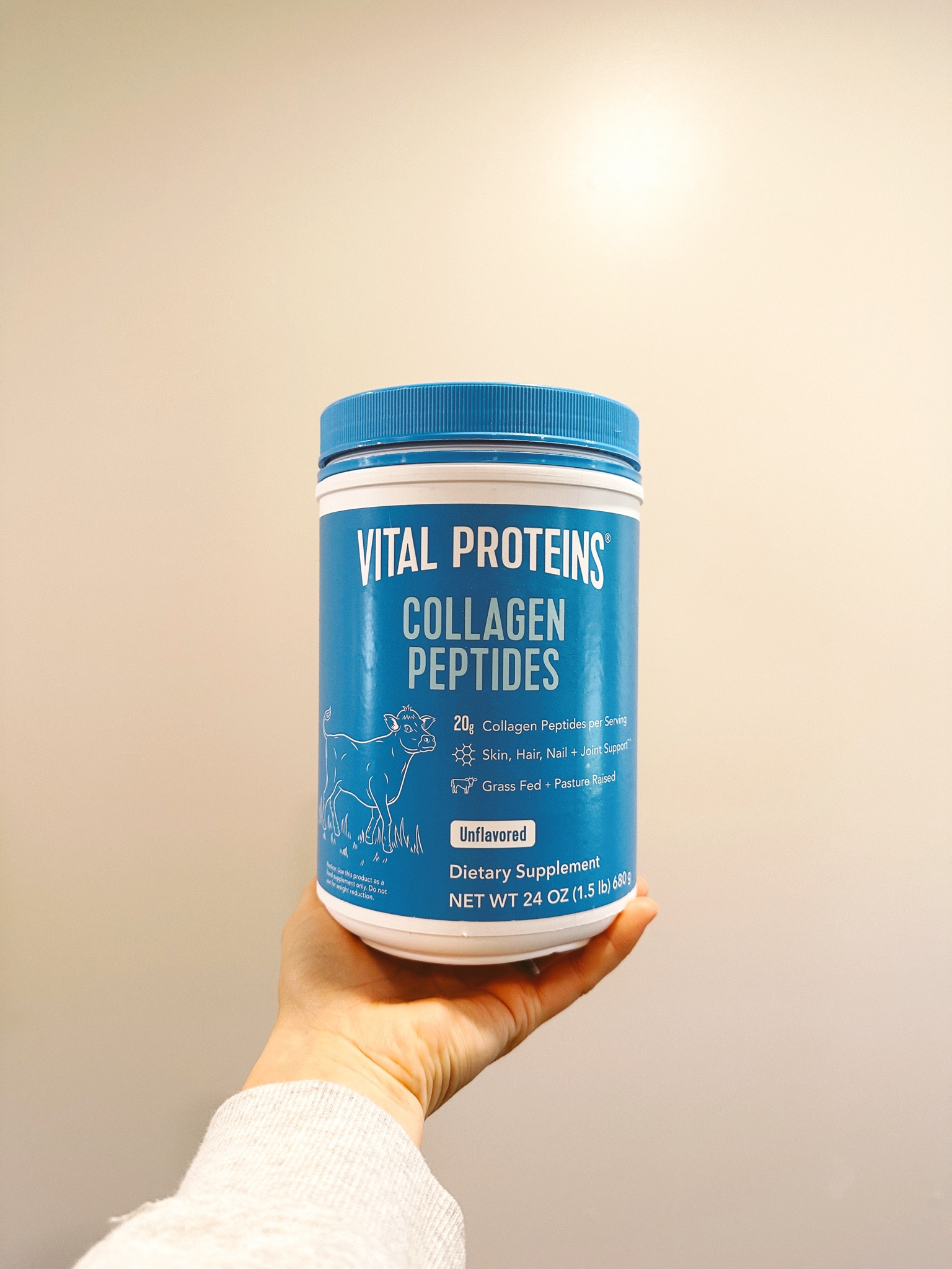 Collagen peptides 🐮💪🏼

I’m not one to live and breathe supplements but I have found that for myself I personally loved incorporating collagen into my diet postpartum. It just has so many benefits and isn’t usually consumed enough in our modern ways of eating. 

Here are a few benefits:
Improve skin health & elasticity 🧖🏻‍♀️
Reduce joint pain 🦵🏼
Support digestion 🦠
Aid in bone loss prevention 🦴
Increase muscle mass 💪🏼

I love that it’s an easy way to increase my protein intake for the day since I aim for 1g of protein per lb of body weight. I add it to my coffee every morning. I prefer the flavorless versions so that it doesn’t alter the taste of the drinks I consume it with. 🥤😋

*bonus tip: Buy at Costco for a large quantity and $$ savings.

#holistichealth #guthealth #proteinintake #proteingirlies #postpartumfitness #postpartumwellness #postpartumweightloss #postpartumstrengthtraining #postpartumdiet #iifym #macros #macronutrients