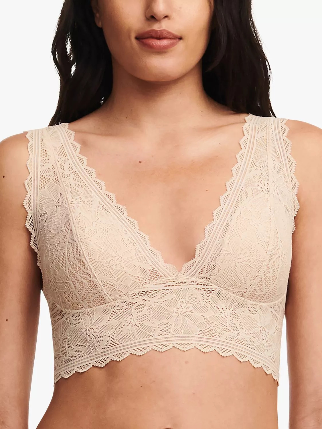 Chantelle Floral Touch Non Wired Bralette | John Lewis (UK)
