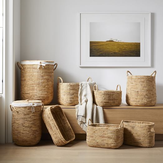 Woven Seagrass Baskets - Natural | West Elm (US)