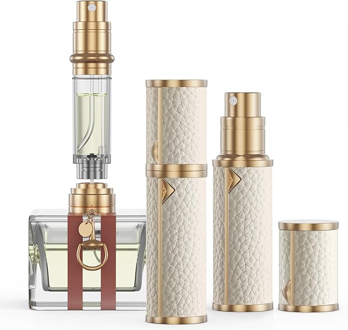 Travel Refillable Perfume Bottle, Leak-proof 5ml Atomizer, Portable Luxurious Pocket Perfume Disp... | Amazon (US)