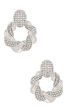 8 Other Reasons Front Facing Hoops in Silver from Revolve.com | Revolve Clothing (Global)