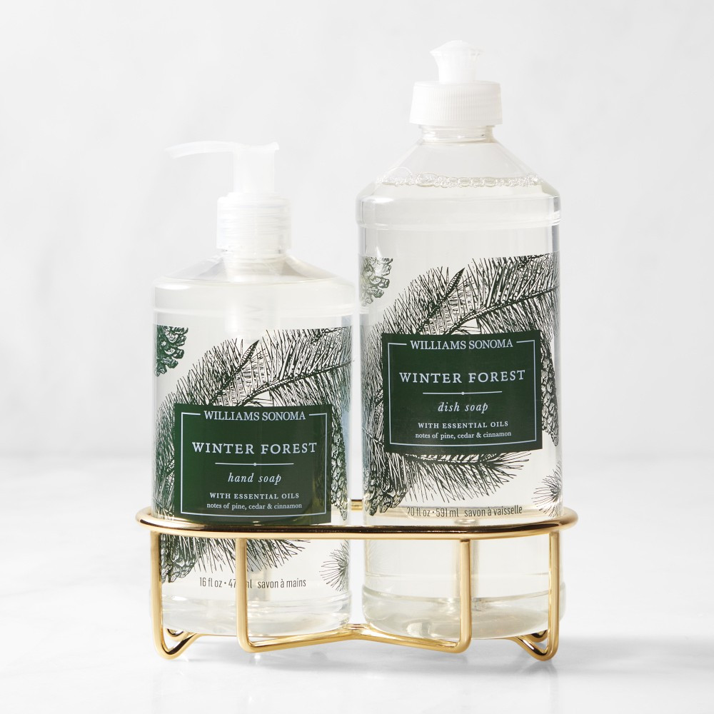 Williams Sonoma Winter Forest Hand Soap & Dish Soap 3-Piece Kitchen Set | Williams-Sonoma