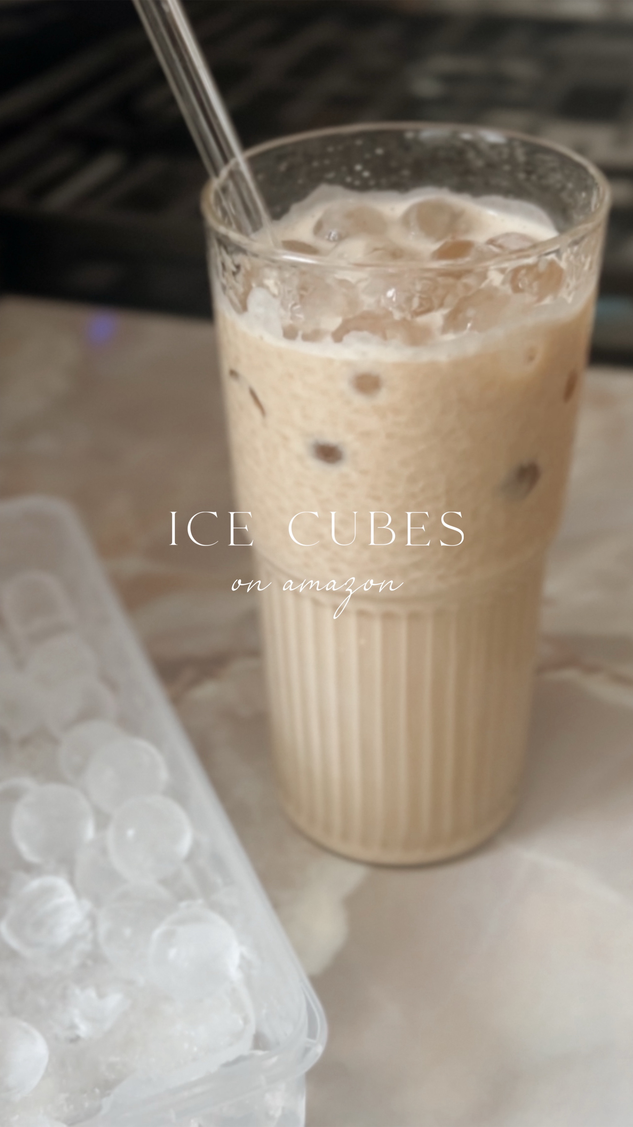 Round Ice Cube Tray | Aesthetic Ice Cubes | Iced Latte | Latte Accessories | Iced Latte Glasses | Glass Straw 

#LTKHome #LTKWatchNow #LTKSaleAlert