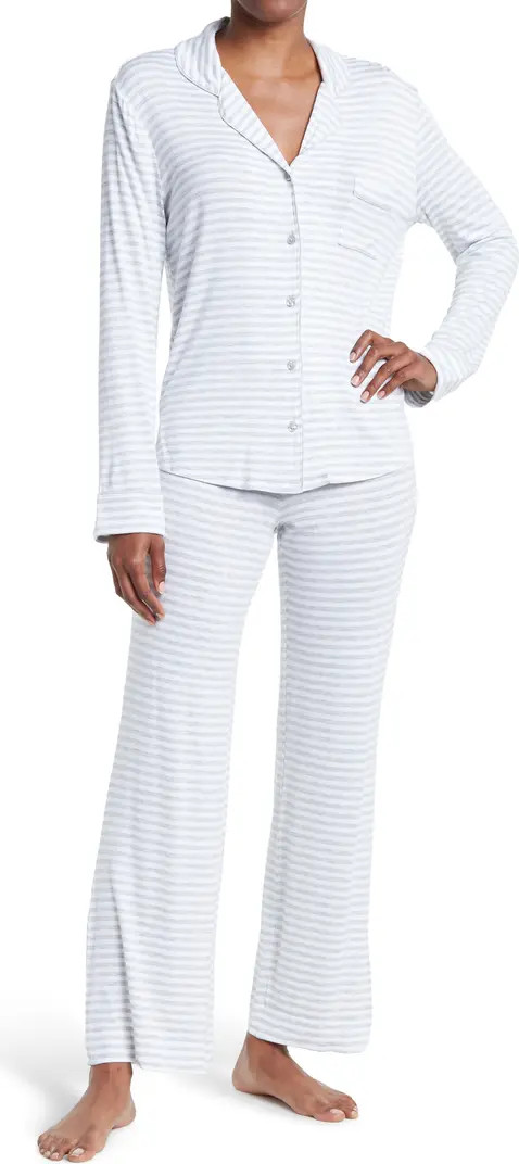 Tranquility Long Sleeve Shirt & Pants Two-Piece Pajama Set | Nordstrom Rack