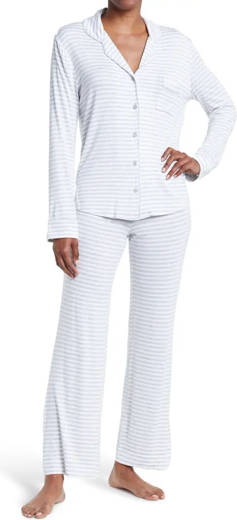 Tranquility Long Sleeve Shirt & Pants Two-Piece Pajama Set | Nordstrom Rack