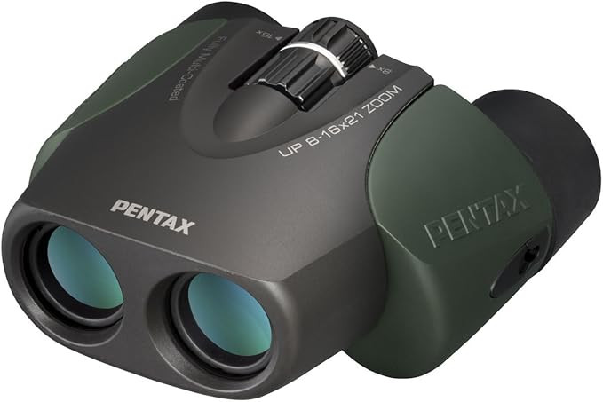 Pentax UP 8-16x21 Green Binoculars (Green) Fully-multi coating Zoom Tripod socket provide | Amazon (US)