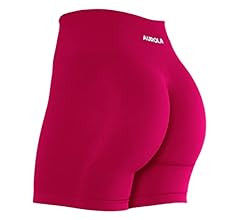 AUROLA Intensify Workout Shorts for Women Seamless Scrunch Short Gym Yoga Running Sport Active Ex... | Amazon (US)