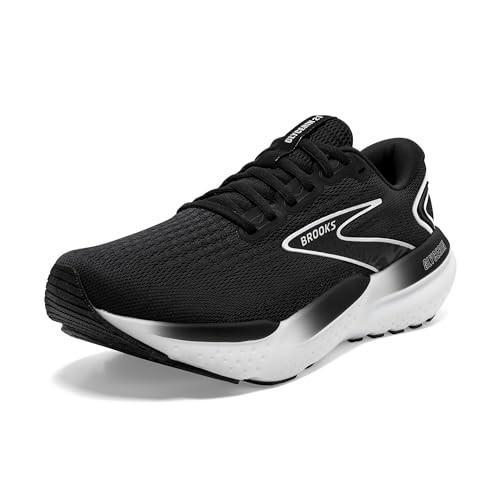 Brooks Women’s Glycerin 21 Neutral Running Shoe - Black/Grey/White - 10.5 Medium | Amazon (US)