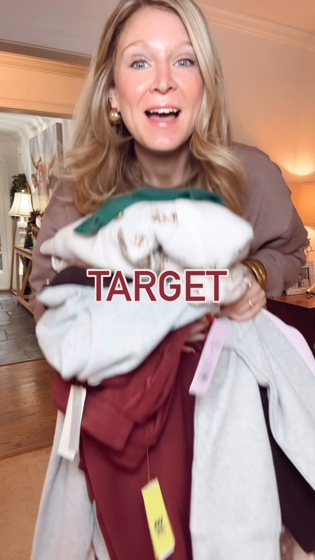 Target try on! Lots of cozy pieces, cute sweaters, and holiday attire! 