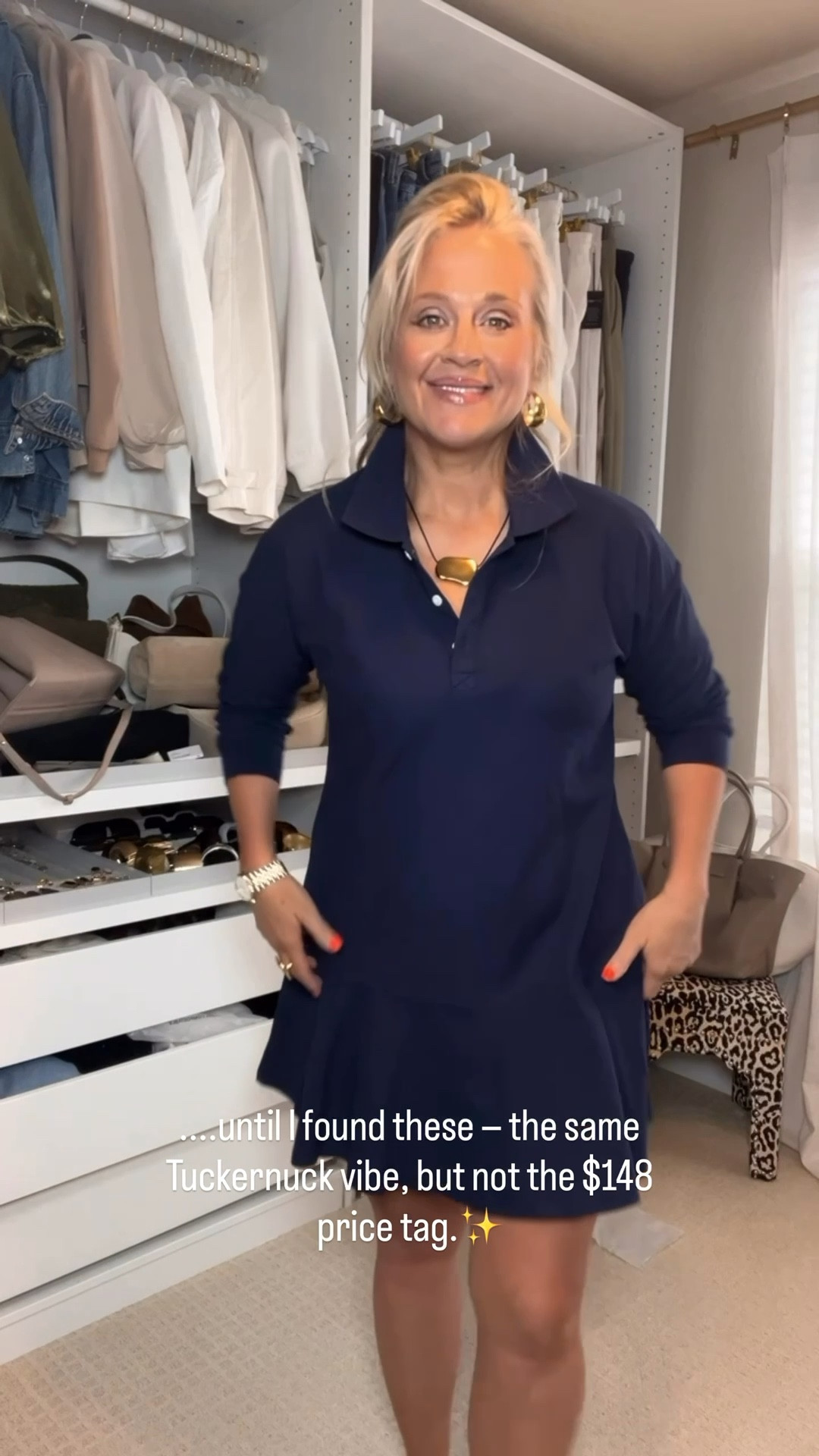  ✨Tap the bell and ❤️ for over 40 fashion, midlife style, midsize fashion and luxury looks for less. 

Wearing large 

All we really want is simple — to feel good, look good, and actually be comfortable… without spending a fortune. 💕

The struggle? So many so-called “timeless classics” are clingy, stiff, or way overpriced. 🙅‍♀️
That’s why I’m loving these look-for-less polo dresses — polished enough for the office, easy enough for errands, and under $40. 🙌

No more overpriced “classics” that don’t serve us — we deserve style that empowers and fits our real lives. 💃

👉 Save this for outfit inspo.
👉 Send to a friend who’s done with the overpriced struggle.

👑"Helping you look good, feel good!" - Lindsey Denver 

#AmazonFinds #AmazonFashion #MidsizeStyle #MidlifeStyle #AffordableFashion #TuckernuckLookForLess #AmazonDresses


Follow my LTK @Over40andmidlife on the @shop.LTK app to view this post and get my exclusive app-only content!

#liketkit 
@shop.ltk
https://liketk.it/5lImZ