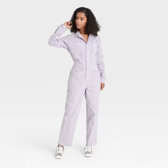 Women's Long Sleeve Collared Boilersuit - Universal Thread™ | Target
