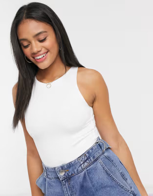 Stradivarius body in white | ASOS (Global)
