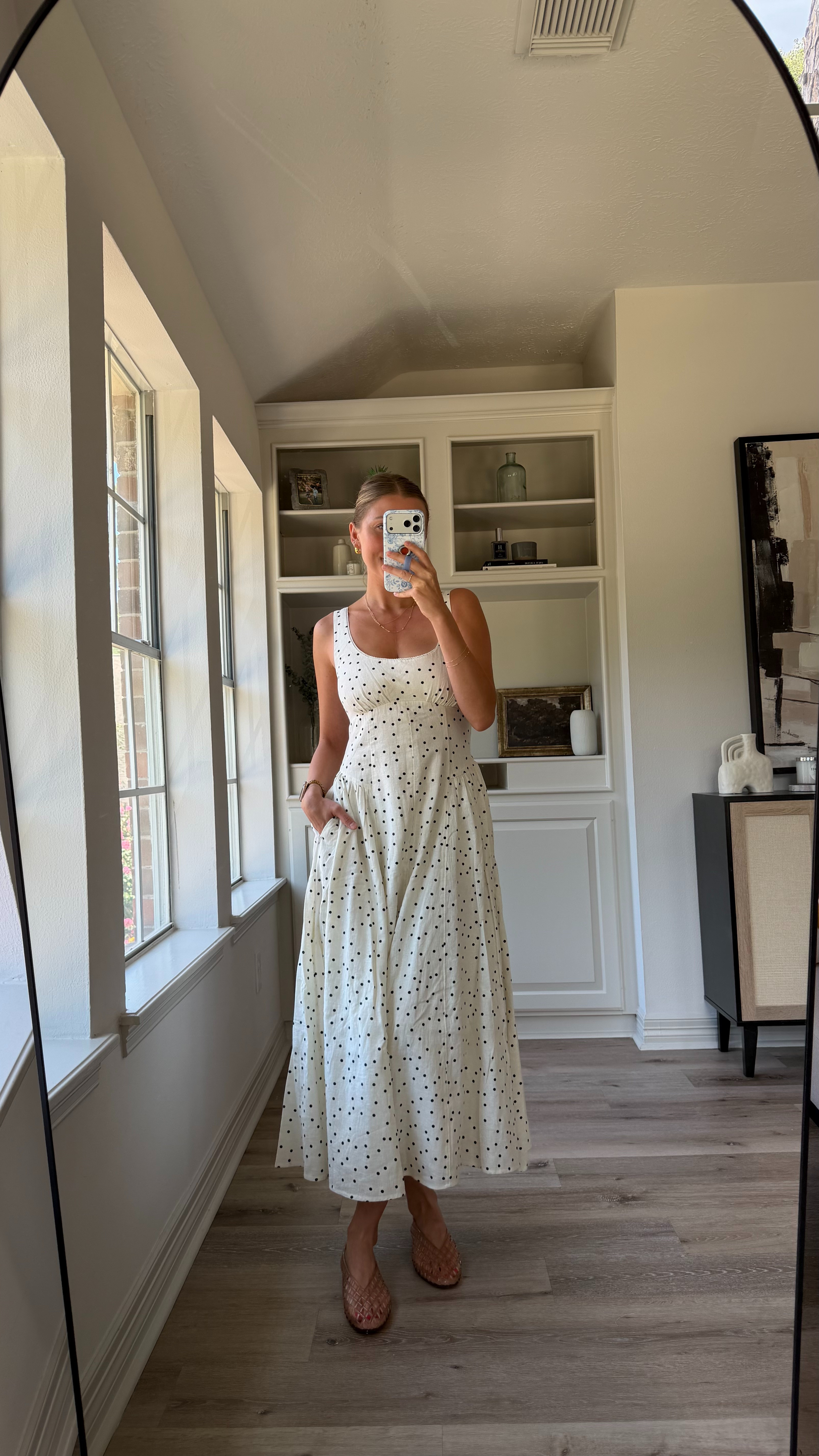 Prettiest linen dress for summer, with built in bra! Wearing s regular, but could have done xs! 

 #LTKxAbercrombie #LTKootd