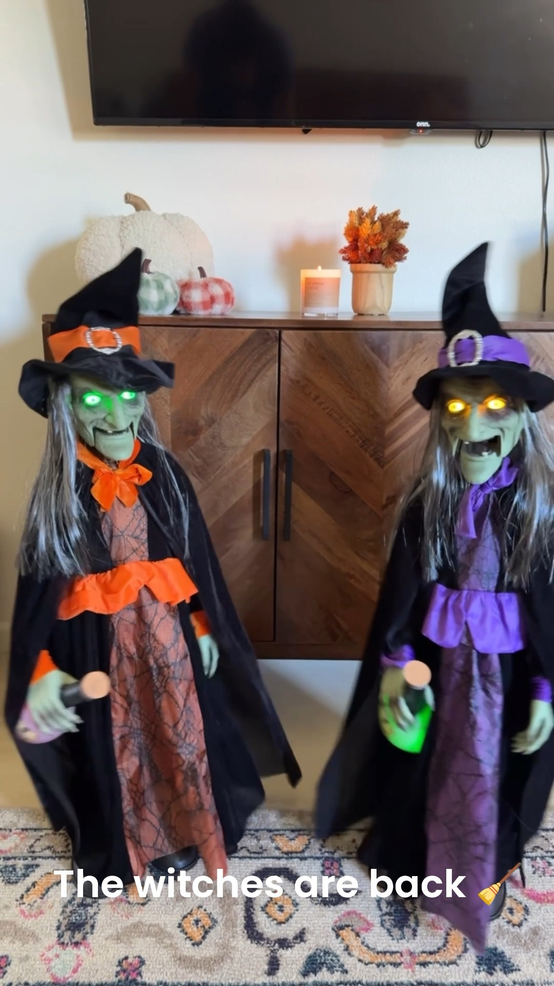 Halloween Witches! These are so fun! My kids are obsessed with them! You can use them for outside or inside decorating. (these are from last year, so I linked a similar one)


#LTKFallSale #LTKHome #LTKSeasonal