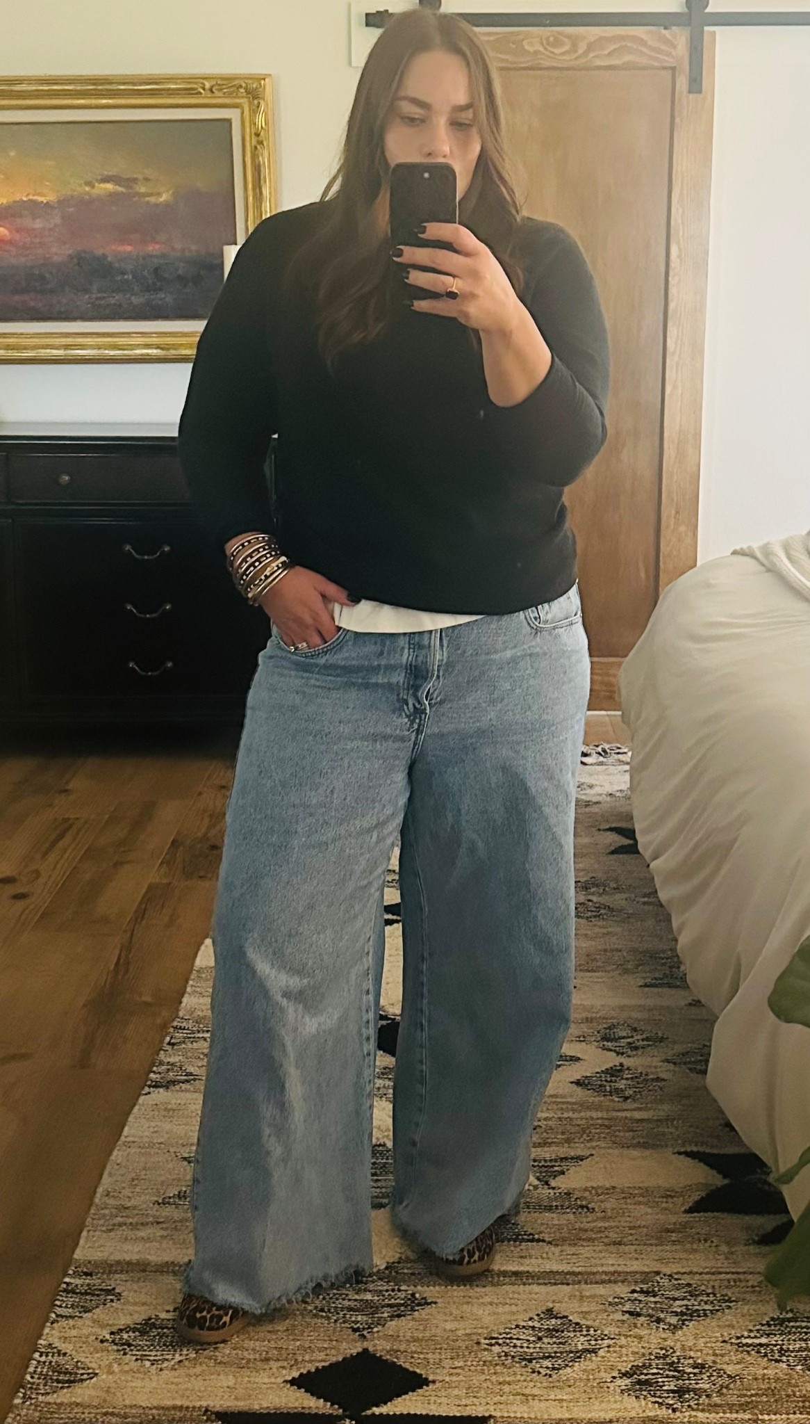 Not mad about the cooler weather! This Target sweater is the perfect weight, and so comfy. 

I will link the closest jeans I can find, these are from Target last year. 


#target #sweaterweather #widelegjeans 

#LTKPlusSize #LTKOver40 #LTKFindsUnder50