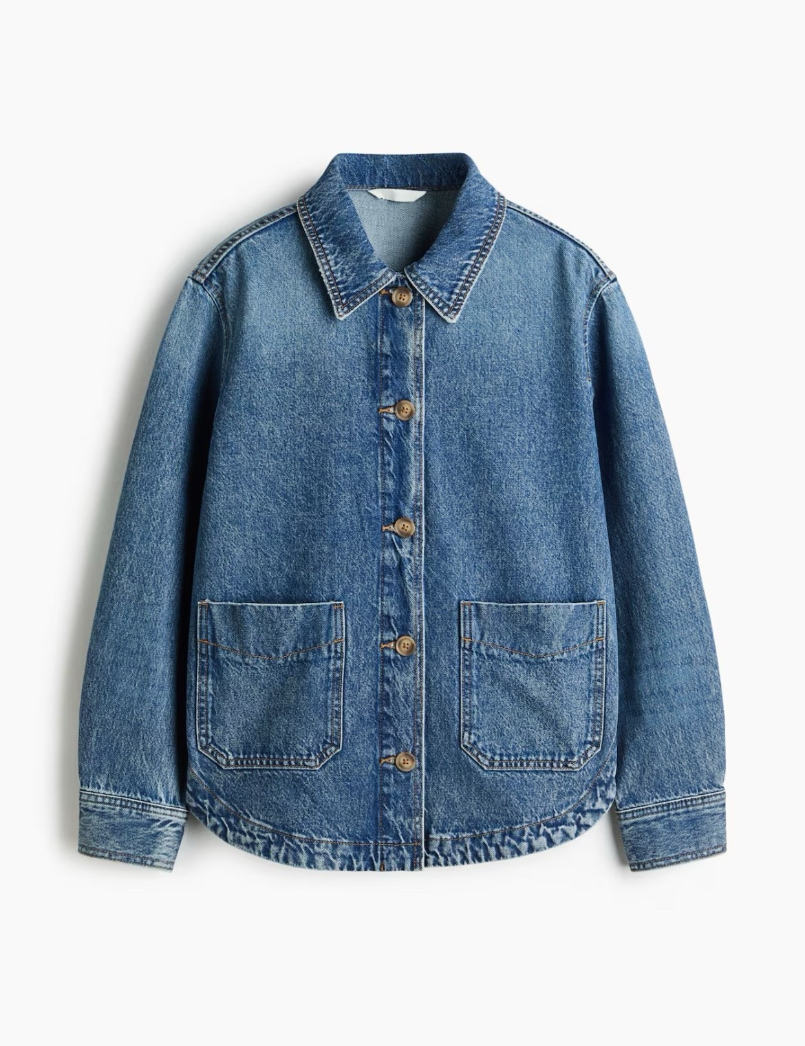 Denim shirt jacket 

#LTKSeasonal