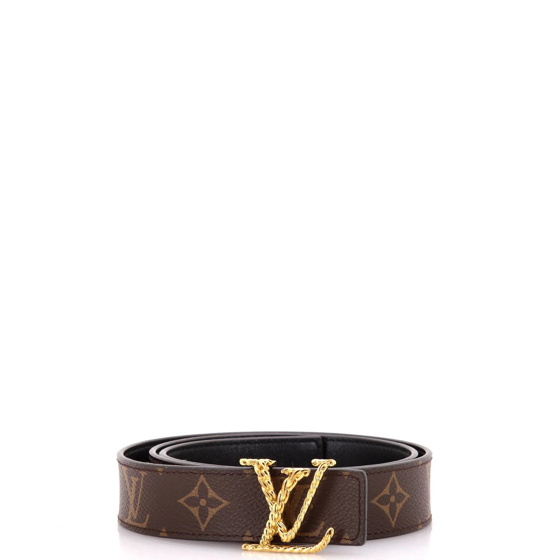 LV Twisted Belt Monogram Canvas Wide 80 | Shop Simon