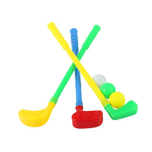 Golf Set with Practice Holes, Golf Sticks Balls Golf Ball Game Play Set Golf Set Outdoor Sports for Boys Girls, Plastic Golf Cubs | Amazon (US)