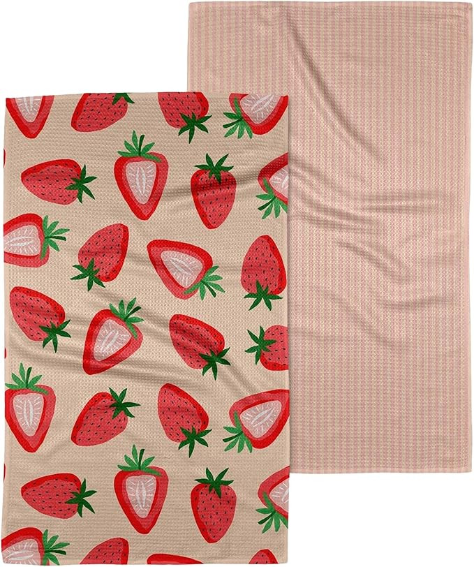 GEOMETRY Kitchen Towels - Quick Dry Microfiber Cloth Dish Towels for Kitchen Drying - Premium Qui... | Amazon (US)