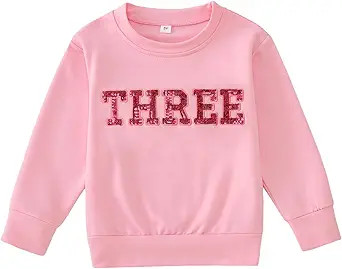 IZYJOY Birthday Girl Sweatshirt 2nd 3rd 4th 5th 6th 7th 8th 9th Birthday Shirt Kid Toddler 2-9Y B... | Amazon (US)