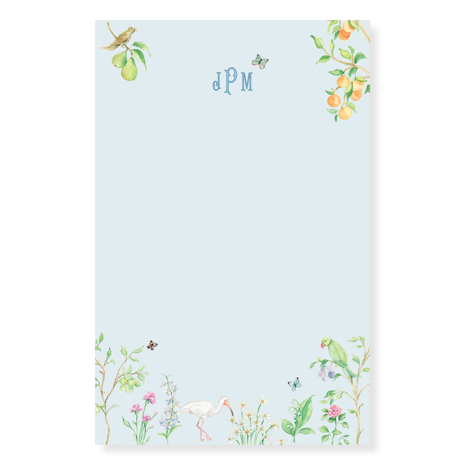 Blue Chinoiserie Personalized Notepad — Simply Jessica Marie | Simply Jessica Marie