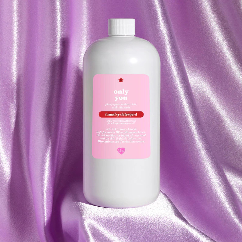 Only You Scented Liquid Laundry Detergent - 32 Oz Scented Liquid Laundry Cleaner - Highly Scented... | Etsy (US)