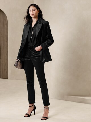 Velvet Boyfriend Blazer | Banana Republic Factory