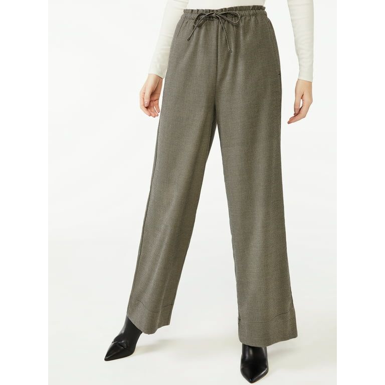 Free Assembly Women's Wide-Leg Pull-On Pants | Walmart (US)