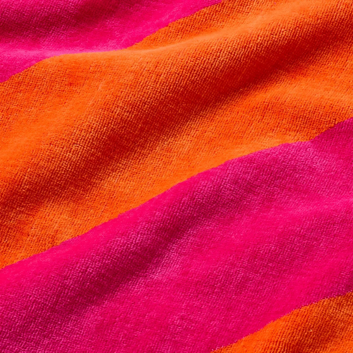 36"x72" Reversible Diagonal Striped Oversized Beach Towel Pink/Orange - Room Essentials\u2122 | Target