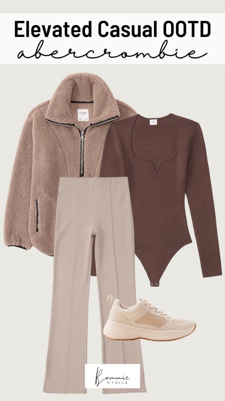 Elevated Casual OOTD 😍 I love dressing up sweatpants or leggings with a bodysuit and cozy jacket for a chic yet comfortable look. These split hem bottoms are trending this season! Casual OOTD | Curvy OOTD | Midsize OOTD | Sale Outfit | Winter Outfit Ideas

#LTKstyletip #LTKcurves #LTKSeasonal