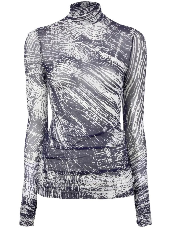 Rio printed jersey top | Farfetch Global