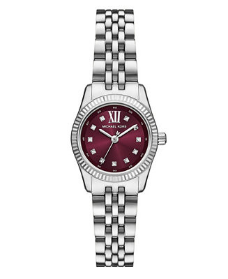 Michael Kors Women's Lexington Three-Hand Stainless Steel Watch, 26mm - Macy's | Macy's