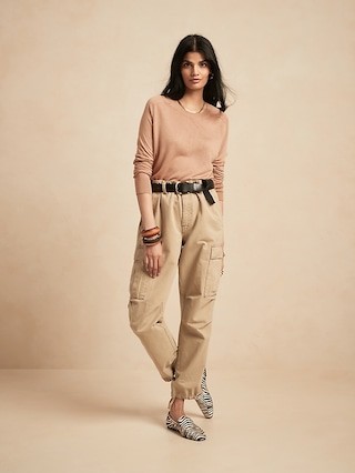 Sweater Top with Silk | Banana Republic (US)