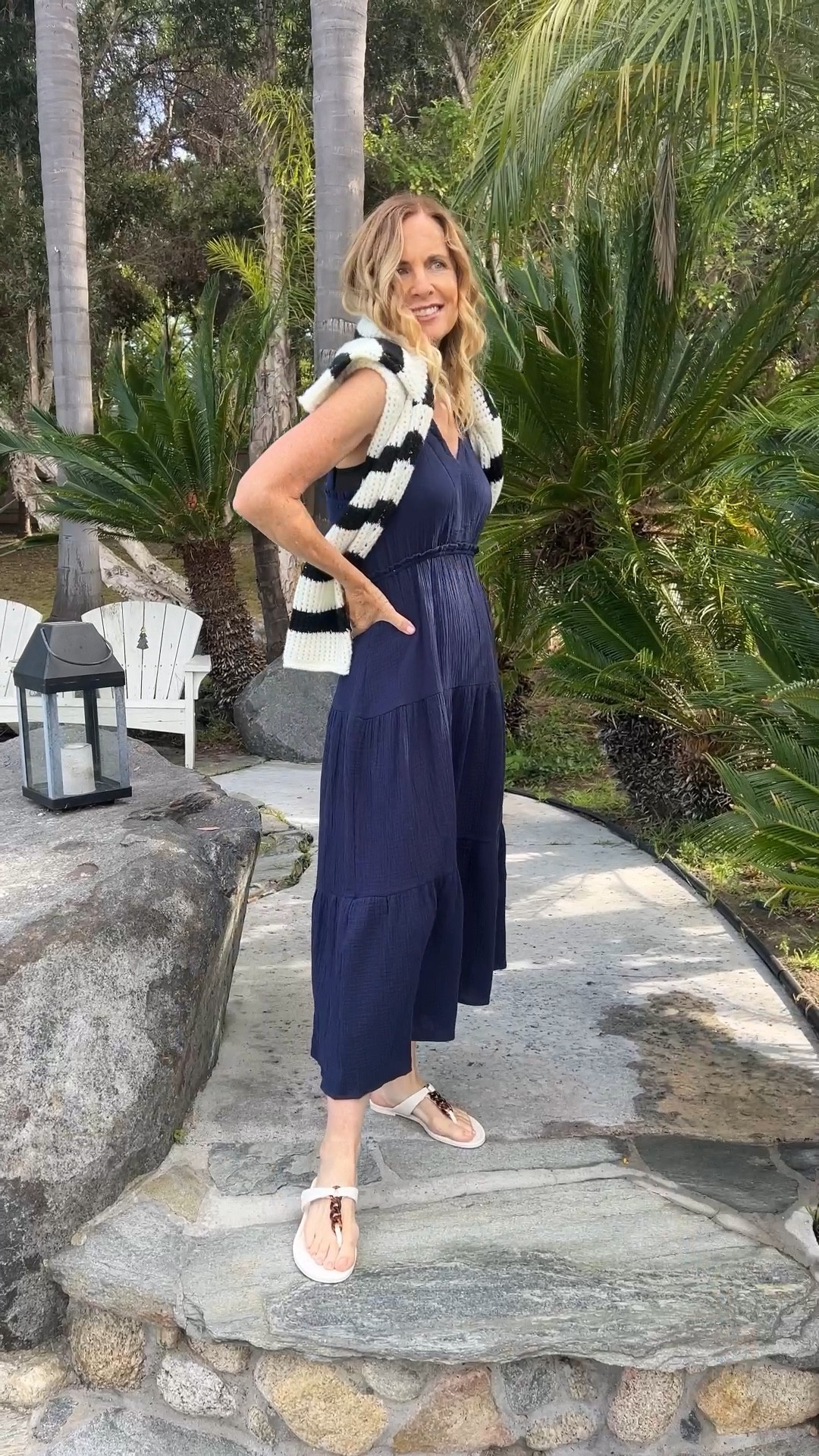 Budget friendly cotton gauze tiered maxi dress. Come in multiple colors. I’m 5’4” wearing small for reference.

#LTKVideo #LTKFindsUnder50 #LTKOver40