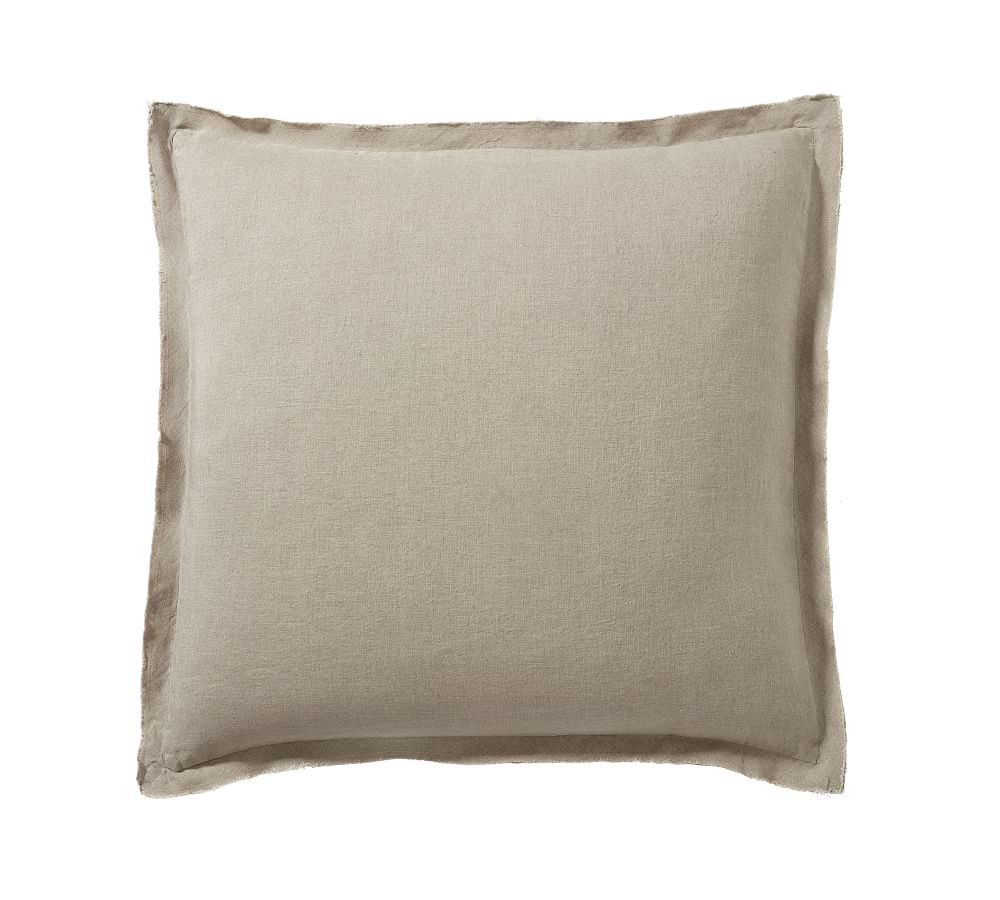 Belgian Flax Linen Double Flange Sham | Pottery Barn (US)