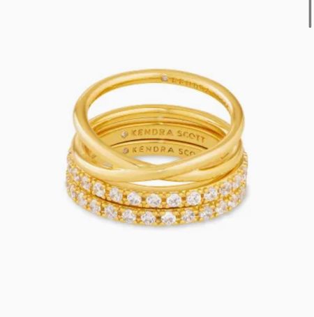Loving these stackable rings! #kendrascott #rings #ringstack 

#LTKSeasonal #LTKunder100