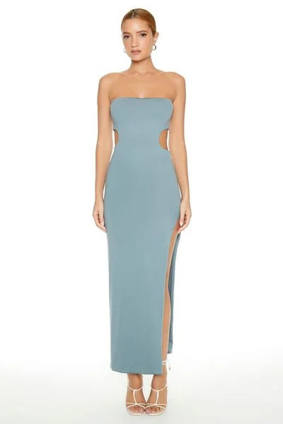 Sculpt Cutout Tube Maxi Dress | Forever 21