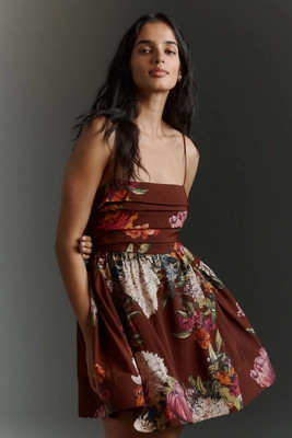 Maeve Sleeveless Fit & Flare Mini Dress | Anthropologie (US)