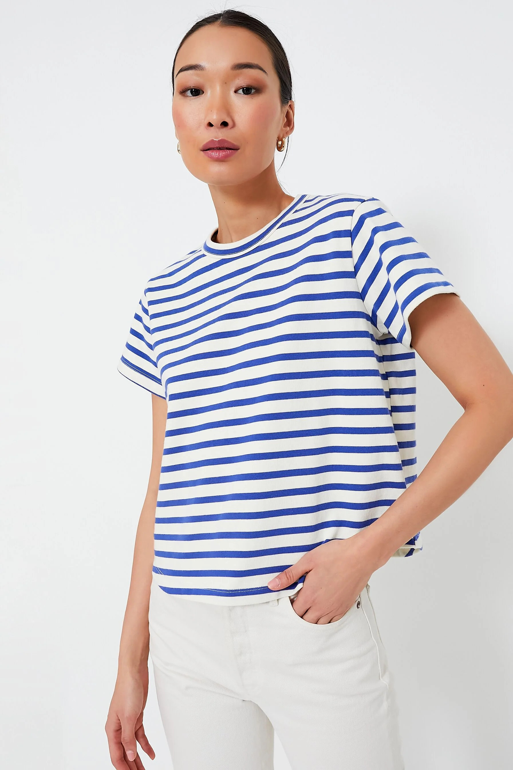 Blue Stripe Devon Tee | Tuckernuck (US)