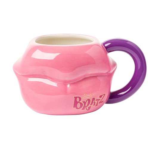 Silver Buffalo Bratz Ceramic 3D Sculpted Mug Featuring Bratz Lip Design, 20 Ounces | Amazon (US)